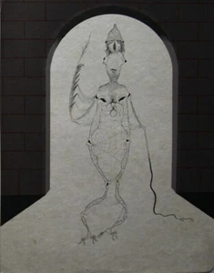 Felix Labisse - Print - Lithograph - The Homlige 1 - Picture 1 of 1