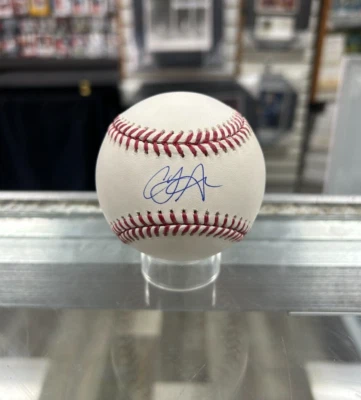 CJ ABRAMS SIGNED BALL BASEBALL WASHINGTON NATIONALS ONYX AUTHENTICATED COA AUTO - Image 1 of 3