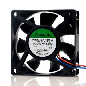 PMD2407PTB1-A Inverter cooling fan 24V 4.3W 0.14A 3wire 70x70x25mm - Bild 1 von 4
