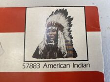 New listing
		New Iron On Transfer 1990 Vtg 8"x10" Indian Chief #57883
