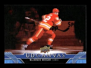 3-10-23 PWE READ . 2023-24 UD series 1 canvas #c12 mackenzie weegar - Picture 1 of 2