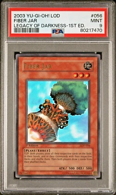 2003 Yugioh Fiber Jar PSA 9 LOD-056 1st Edition Ultra Rare MINT - Image 1 of 4