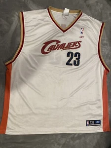 Vintage Lebron James #23 Cleveland Cavaliers Reebok NBA Jersey. Men’s Size 4XL - Picture 1 of 10