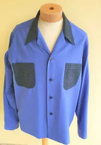 Mens 1940/50's casual shirt Rockabilly Rock & Roll Rockin RnR 50s Rock n Roll  - Picture 1 of 2