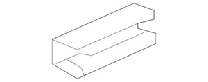 Genuine Volkswagen Release Cable Holder 5N0-823-411-A - Picture 1 of 4