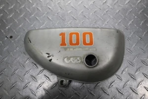 1974 SUZUKI TS100 NONCHO RIGHT SIDE COVER-DEEP RASH, SCRATCHES, MISSING PLASTIC - Picture 1 of 12