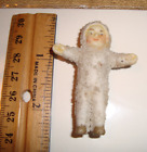 Antique German Bisque Snow Baby Snowbaby Skinny Standing