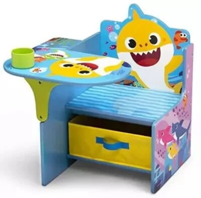 Baby Shark Chair Desk with Storage Bin - Ideal for Arts & Crafts, Snack Time NEW - Image 1 of 4
