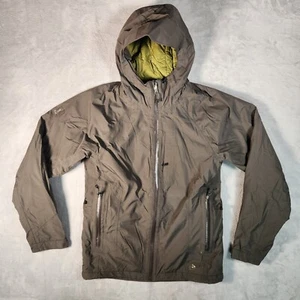 REI Jacke Herren Small grau Elemente Kapuze belüftet gesteppt Schnee Ski Regen Shell - Bild 1 von 14