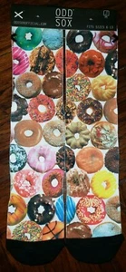 NEW! ODD SOX ~ Lots of Doughnut Flavors ~ Men's Sizes 6-13 FREE SHIPPING. - Picture 1 of 2