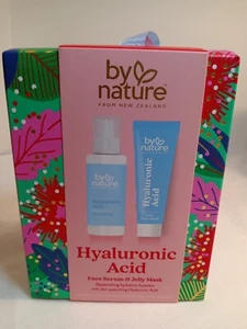By Nature Hyaluronic Acid Face Serum & Jelly Mask, Replenishing hydration boostr - Picture 1 of 9