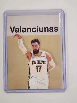 Jonas Valanciunas Artist Signed Basketball Art Card 1/10 - Image 1 of 2