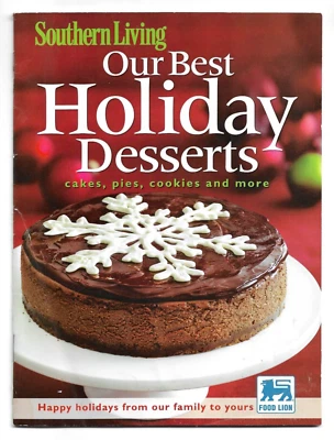 Southern Living Magazine Food Lion 2011 - Holiday Desserts Foto 1 de 2