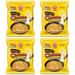 OTTOGI Cheese Ramen, KOREAN STYLE INSTANT NOODLE, Rich flavor Pack of 4 - Picture 1 of 7