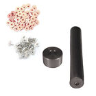 Studs Setting Eyelets Fixing Hand Tool Set Hole Punch Cutter for Leather Crafts