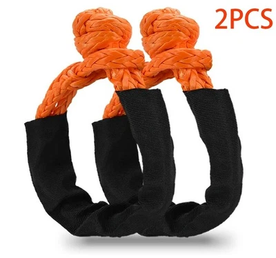 2X Gancho de cuerda para remolque de coche usado para cuerda de remolque de rescate en carretera Foto 1 de 4