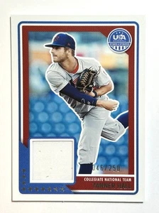 2023 Panini USA Baseball Stars & Stripes Tanner Hall USA Materials Patch/250 - Picture 1 of 4