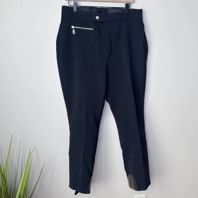 Pantalones de esquí Bogner Sport Softshell para mujer en negro talla 16 estribos protector contra la nieve Foto 1 de 4
