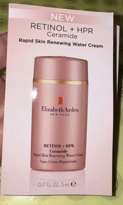 NEW Elizabeth Arden Retinol HPR Ceramide Rapid Skin Renewing Water Cream 5ml - Image 1 of 4