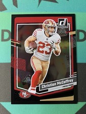 2023 Christian McCaffrey Panini Donruss Press Proof Black /10 SSP 49ers #267