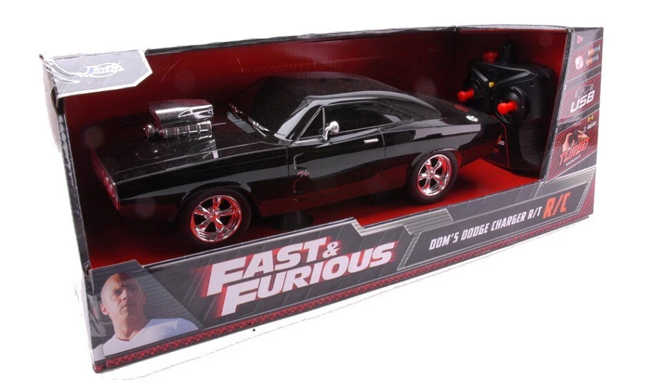 Jada Toys DOM'S DODGE CHARGER 1970 FAST & FURIOUS RADIOCONTROL 1:16 - Immagine 1 di 1