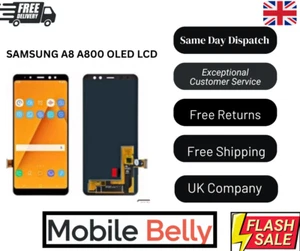 📱 Digitalizador de pantalla táctil con pantalla LCD OLED para Samsung Galaxy A8 2018/A800-Reino Unido - Imagen 1 de 1