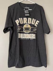 Camiseta Purdue Boilermakers Hombre Gris Oscuro Talla L Nueva Marca Coliseo - Imagen 1 de 3