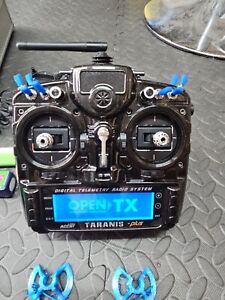 Taranis X9d Plus Hall Gimbals Fitted Lightly Used In Anthracite Bronze