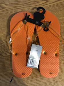 Aqua Stop XL Girls 4-5 Flipflops Sandals Shoes Orange (apt-1025) - Picture 1 of 3