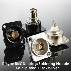 1Pcs docking 75 ohm D-type BNC SDI female to female socket 86 panelABNC-2W/1W/2B - Imagen 1 de 8