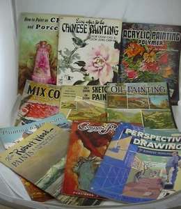 Walter Foster LOT of 10 Art Instruction Books Perspective Painting Color Outdoor - Picture 1 of 11