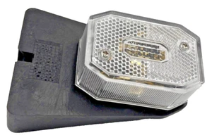 Positionssleuchte Aspöck Flexipoint 1 weiß mit Gummihalter für PKW Anhänger - Bild 1 von 12