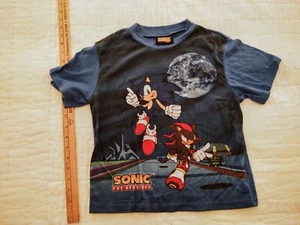 Mad Dog Concepts Children's Youth PJ's pajamas set size L Sonic Hedgehog Shadow - Picture 1 of 7