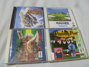 IMPORT 3DO GAME LOT BURNING SOLDIER WINNING POST ROMANCE THREE KINGDOMS IV GOLF  - Picture 1 of 1
