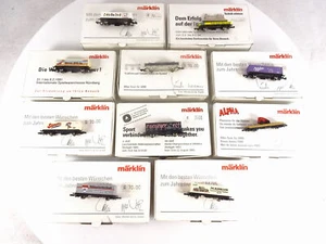 Märklin 10 modelos especiales (V) cambio de año, feria, etc. lote usado con embalaje original - Imagen 1 de 4