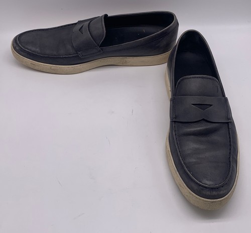 TOD’S Mocassino uomo Tod's in pelle blu navy taglia 11