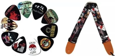 Rock Band Guitar Picks + Rock Band Polyster Straps - image 1 of 2