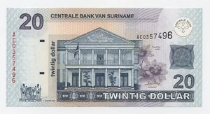 Suriname 20 Dollars 1-1-2004 Pick 159 UNC Stempelglanz Banknote - Bild 1 von 2