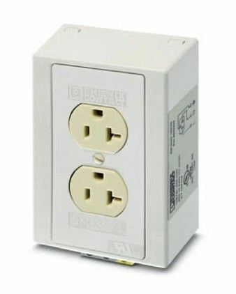 Phoenix Contact 5600461 120V AC Rail Mount Receptable Outlet