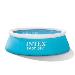 Intex 6' x 20" Easy Set Inflatable Swimming Pool - Aqua Blue | 28101E (Open Box) - Picture 1 of 8