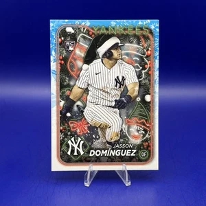2024 Topps Holiday Jasson Dominguez Image Variation #H75 Rookie RC Yankees - Picture 1 of 3
