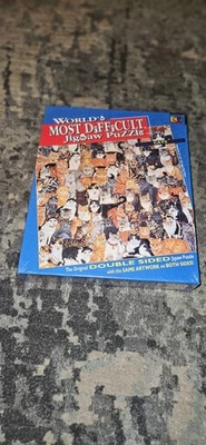 Worlds Most Difficult Jigsaw Puzzle CATS Double Sided 529pc 15"x15" New & Sealed - Image 1 of 4