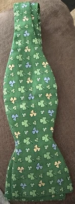 Галстук-бабочка Beau Ties ограниченное издание винтажный шелковый трилистник тематический - Изображение 1 из 3