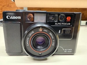 CANON SURE SHOT 35MM FILM CAMERA 38MM / F/2.8 TESTED NICE WORKING - Picture 1 of 9