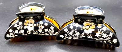 Lot of 2: Beautiful Claw Style Hair Clips - Imagem 1 de 4