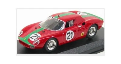BEST-MODEL 9198 FERRARI - 250 LM MONZA 1966 N 21 DE SIEBENTHAL - RED - 1/43 - Immagine 1 di 2