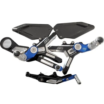 Kit de reposapiés reposapiés trasero ajustable 2019-2024 para BMW S1000RR M1000RR Foto 1 de 4