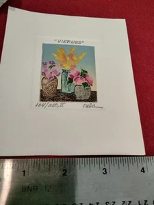 Dollhouse Original Art Flowers #4 - Picture 1 of 2