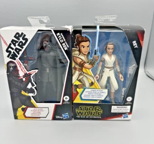 Star Wars Galaxy of Adventures KYLO REN + REY Rise of Skywalker Action Figures - Picture 1 of 15