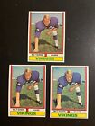 1974 Topps Football Cards (1-120) - Pick The Cards to Complete Your Set